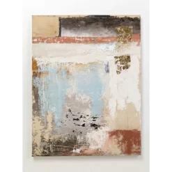 Leinwandbild Art Splash Blau 90X120Cm