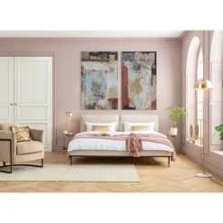 Leinwandbild Art Splash Orange 90X120Cm