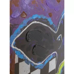 Leinwandbild Colorful Cows 120X90Cm