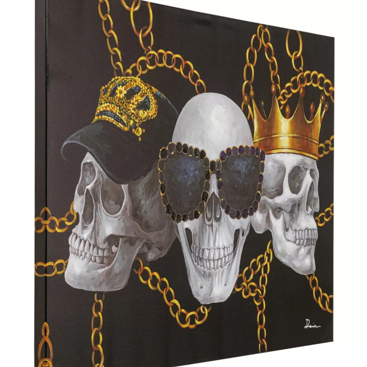 Leinwandbild Skull Gang 90X120