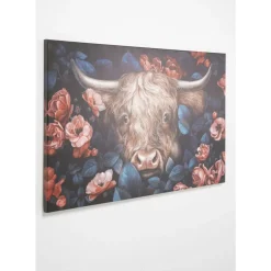 Leinwandbild Yak In Flower 140X90Cm