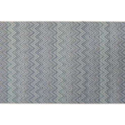 Outdoor Teppich Zigzag Blau 160X230Cm