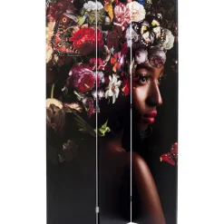 Paravent Flowery Shoulder Vs Bunch Flowers 120X180