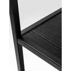 Regal Loftie Schwarz 77X185Cm