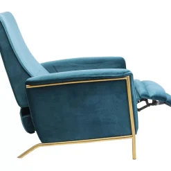 Relaxsessel Lazy Velvet Blau