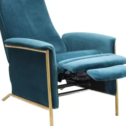 Relaxsessel Lazy Velvet Blau