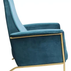 Relaxsessel Lazy Velvet Blau