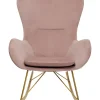 Schaukelsessel Oslo Rosa