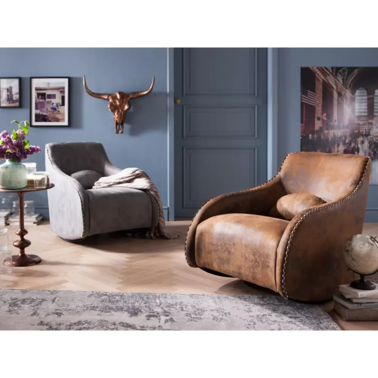 Schaukelsessel Swing Ritmo Vintage Grey