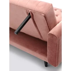 Schlafsofa Milchbar Rose 219Cm