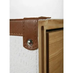 Schrankkoffer Croco White Cosmopolitan