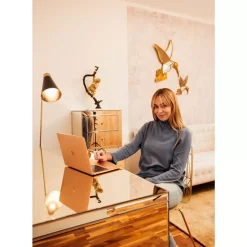 Schreibtisch Luxury Champagne 140X60Cm