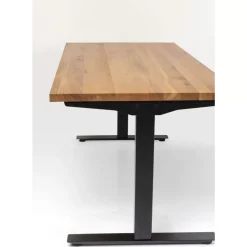 Schreibtisch Office Jackie Eiche Schwarz 160X80