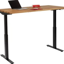 Schreibtisch Office Jackie Eiche Schwarz 160X80