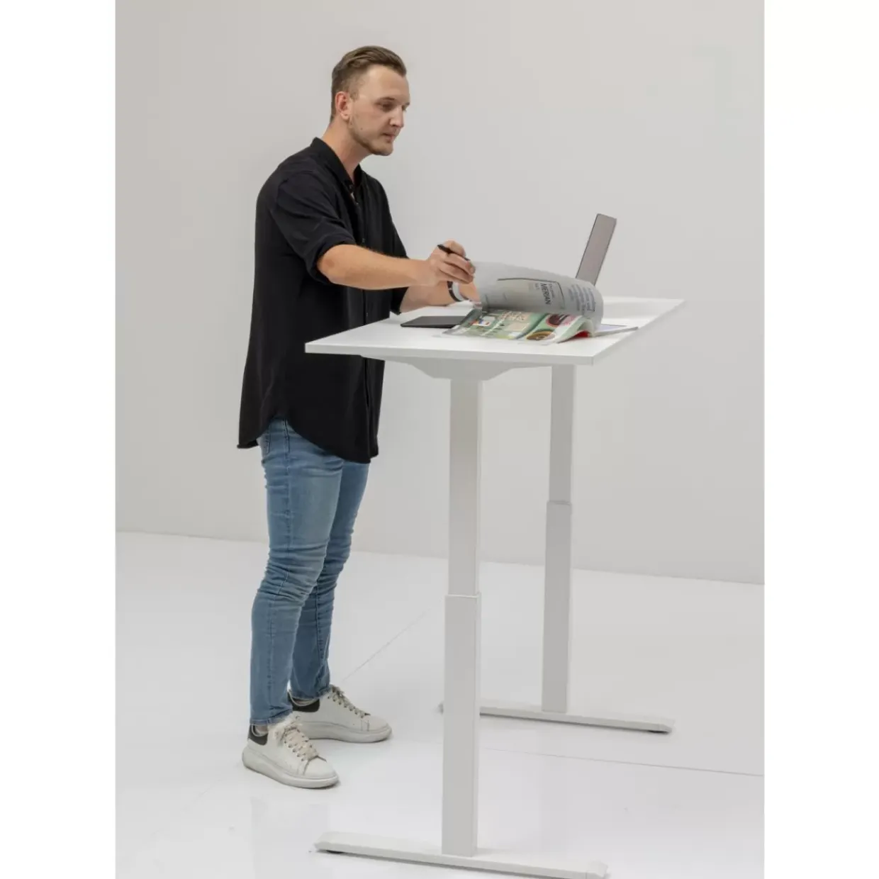 Schreibtisch Office Smart Weiss Weiss 160X80