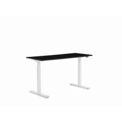 Schreibtisch Office Smart Weis Schwarz 140X60