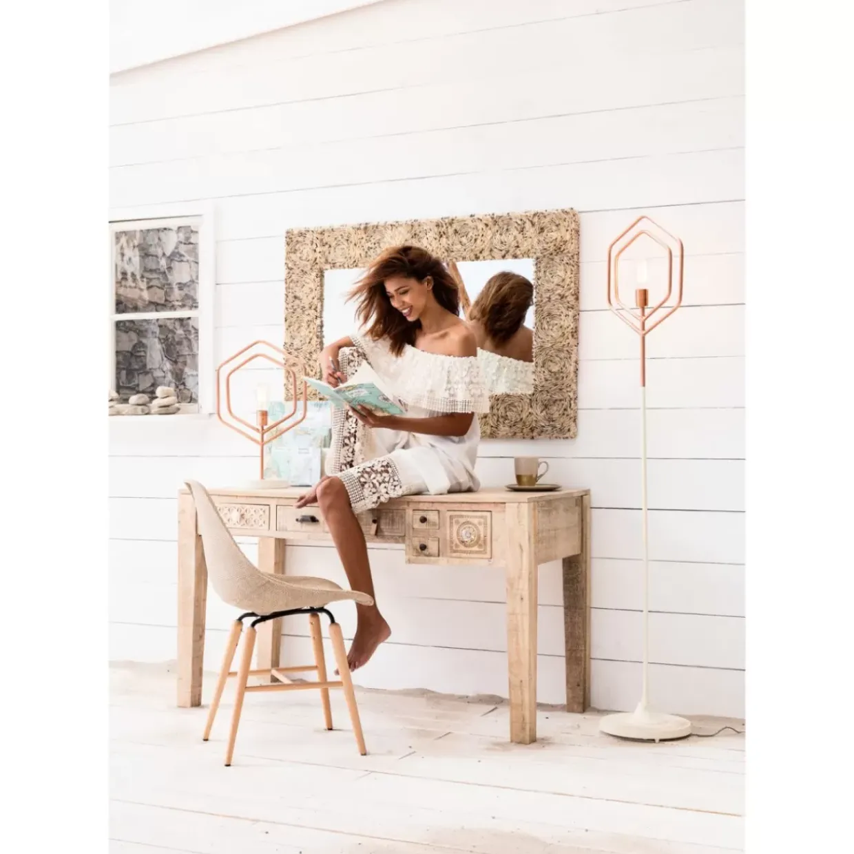 Schreibtisch Puro 135X60Cm 6Sk