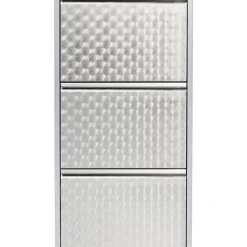 Schuhkipper Caruso 3-Er Silber/Geflext