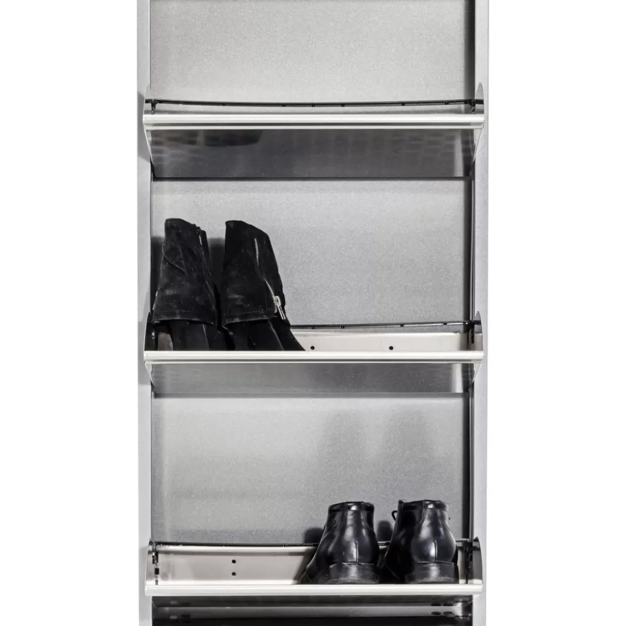 Schuhkipper Caruso 3-Er Silber/Geflext