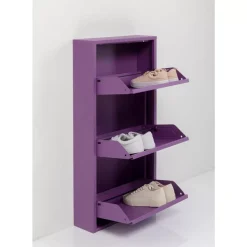 Schuhkipper Caruso 3-Er Violet