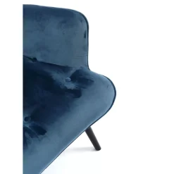 Sessel Black Vicky Velvet Petrol