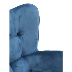 Sessel Black Vicky Velvet Petrol