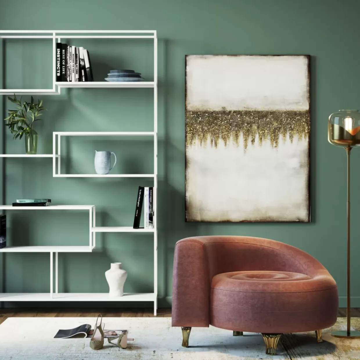 Sessel Lofty Snake Rose