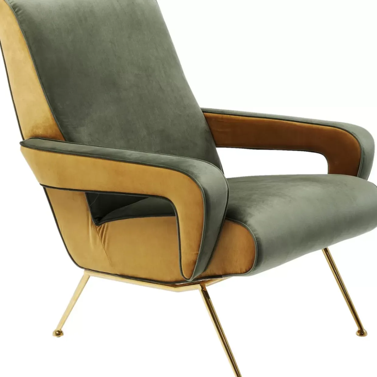 Sessel Luna High Grun