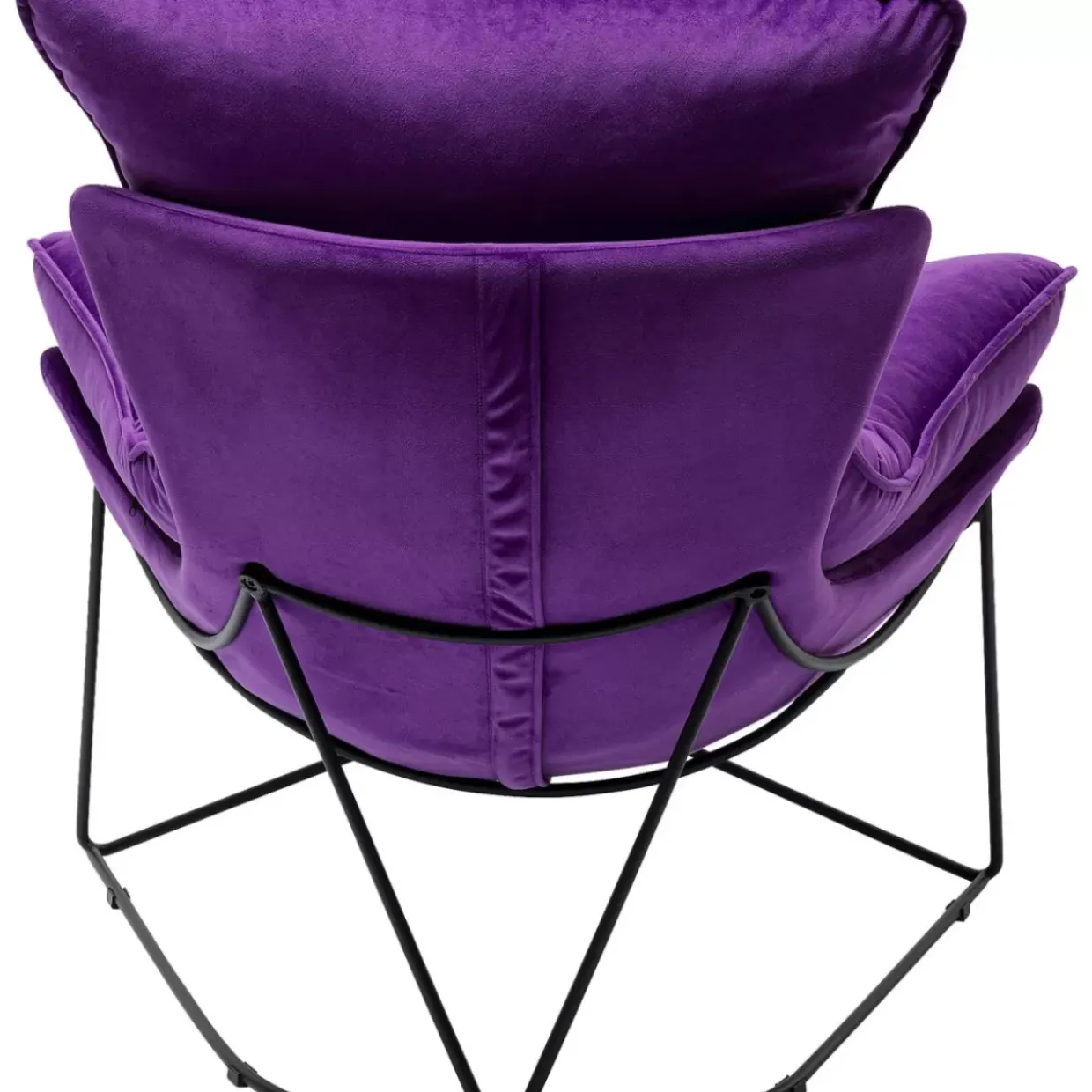 Sessel Mit Hocker Snuggle Lila (2/Tlg)