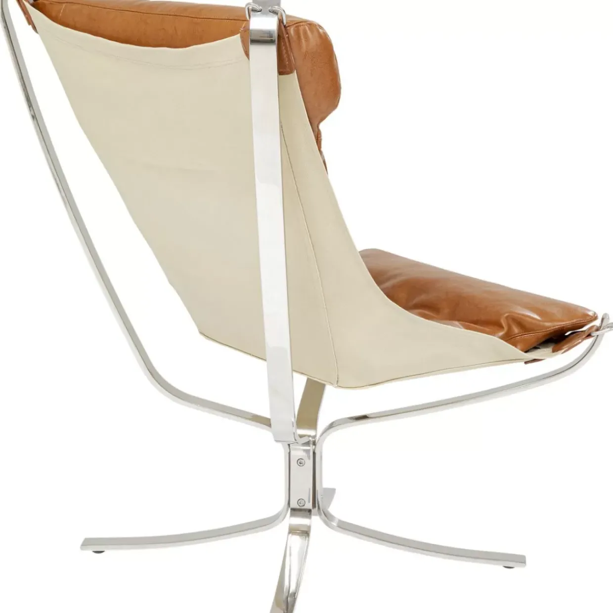 Sessel Mit Hocker Washington Braun