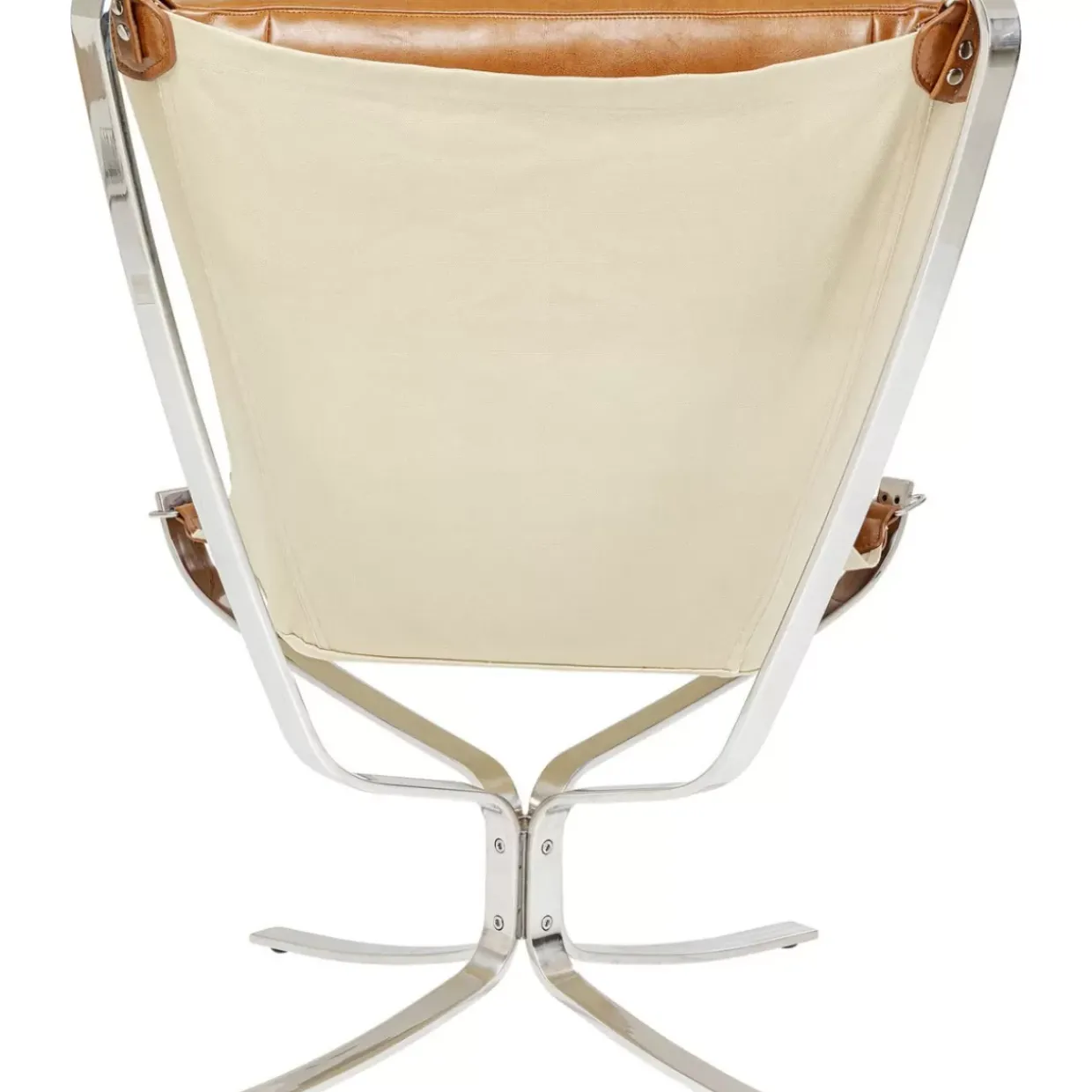 Sessel Mit Hocker Washington Braun