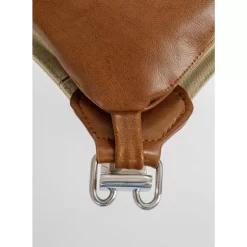 Sessel Mit Hocker Washington Braun