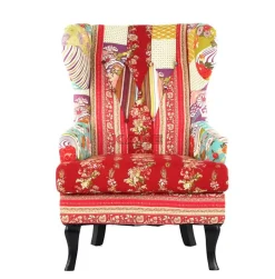 Sessel Patchwork Red