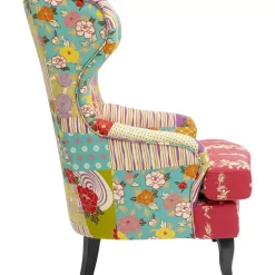 Sessel Patchwork Red