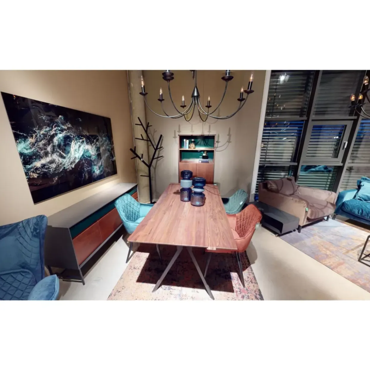 Sessel Tudor Velvet Petrol