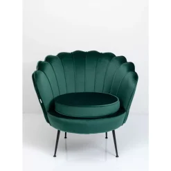 Sessel Water Lily Black Dunkelgrun