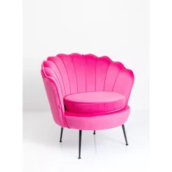 Sessel Water Lily Black Pink