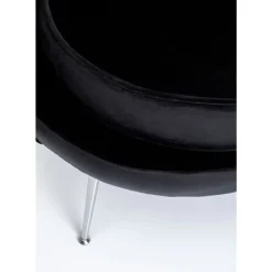 Sessel Water Lily Chrom Schwarz