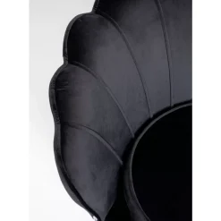 Sessel Water Lily Chrom Schwarz