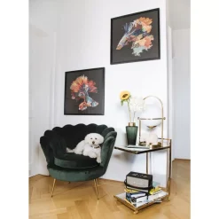 Sessel Water Lily Dunkel Grun