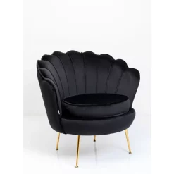 Sessel Water Lily Gold Schwarz