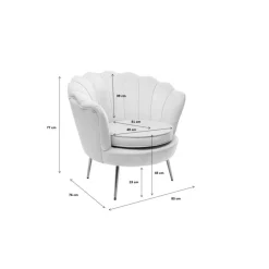 Sessel Water Lily Rosa