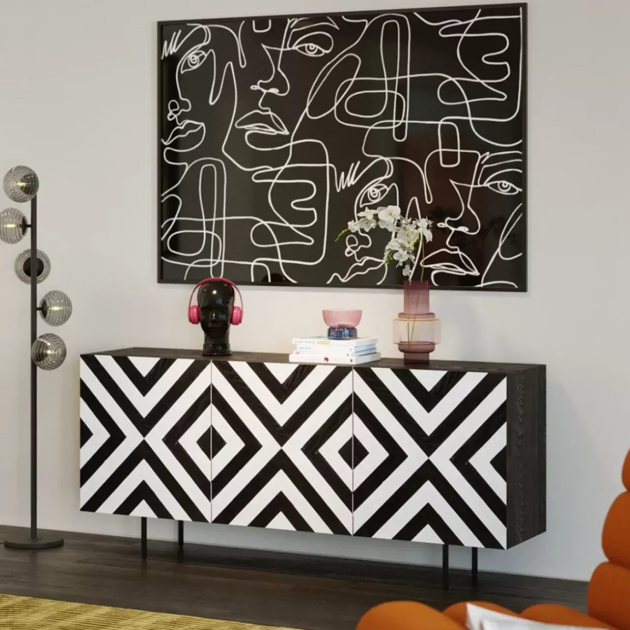 Sideboard Arctic 160X75Cm