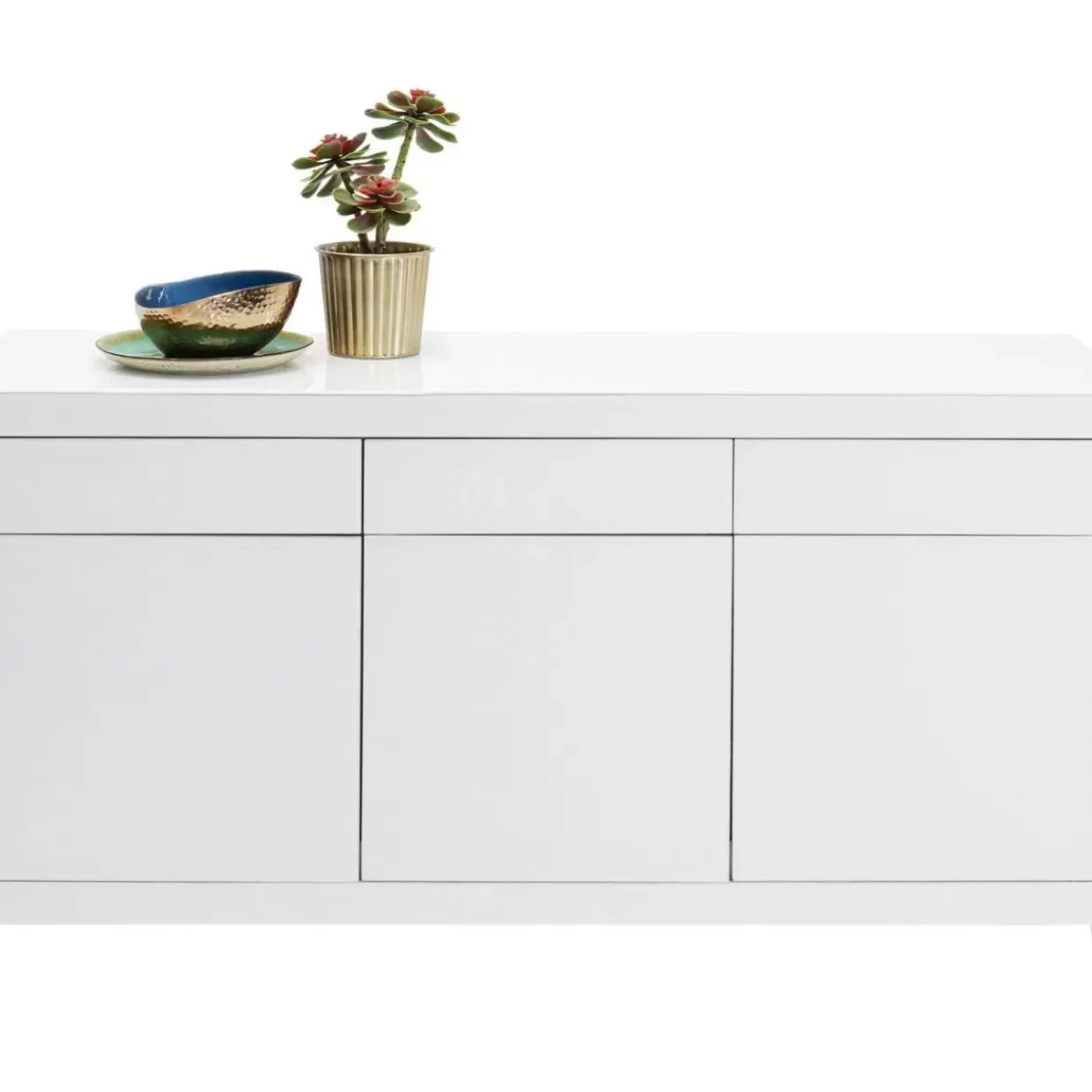 Sideboard Luxury Push Weiss