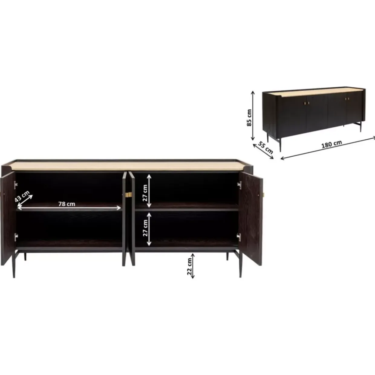 Sideboard Milano 180