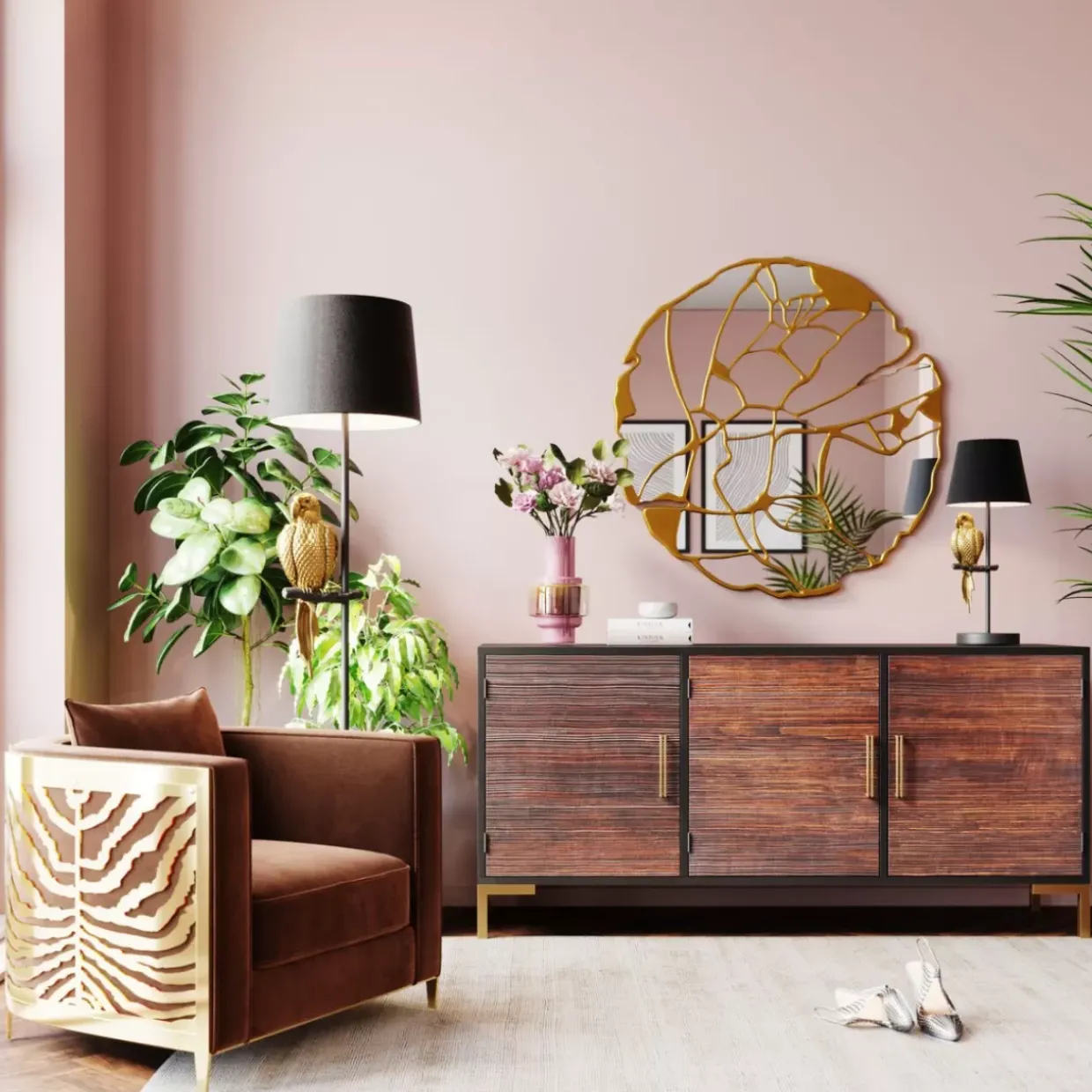 Sideboard Olbia Dunkel 160X77Cm