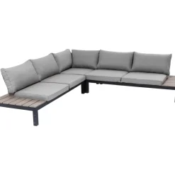 Sitzgruppe Holiday Schwarz (4-Tlg.)