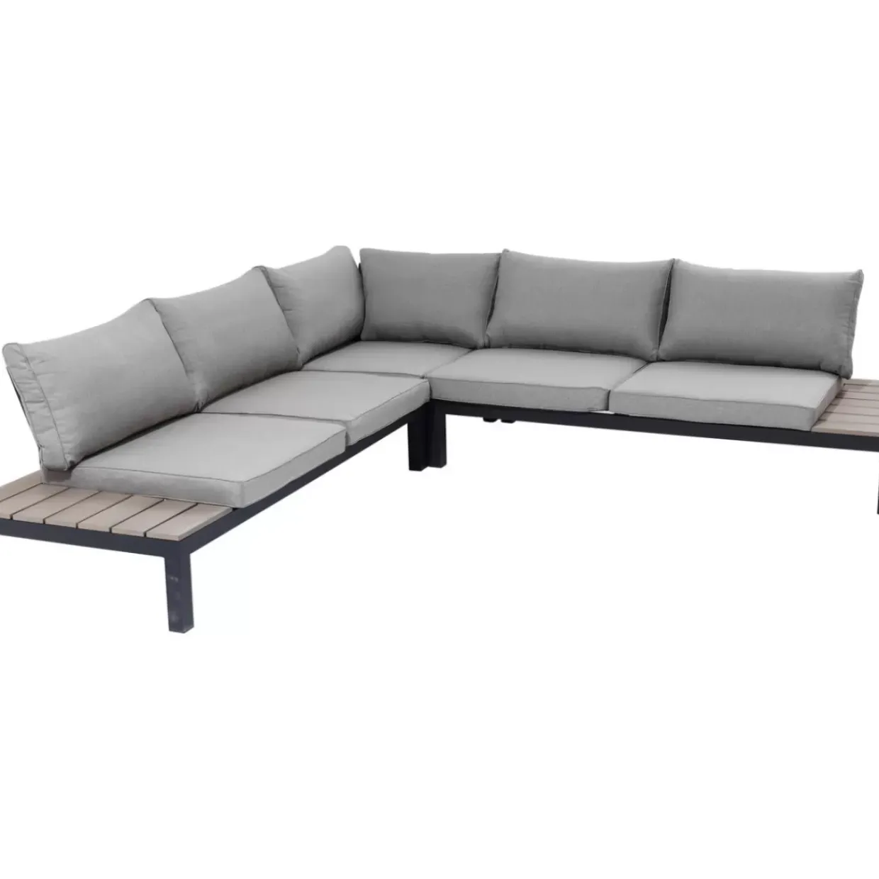 Sitzgruppe Holiday Schwarz (4-Tlg.)