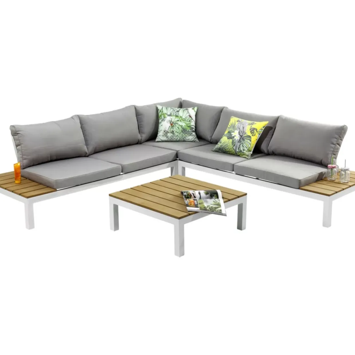 Sitzgruppe Holiday Weiss (4-Tlg.)