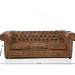 Sofa Cambridge 3-Sitzer Vintage Smart